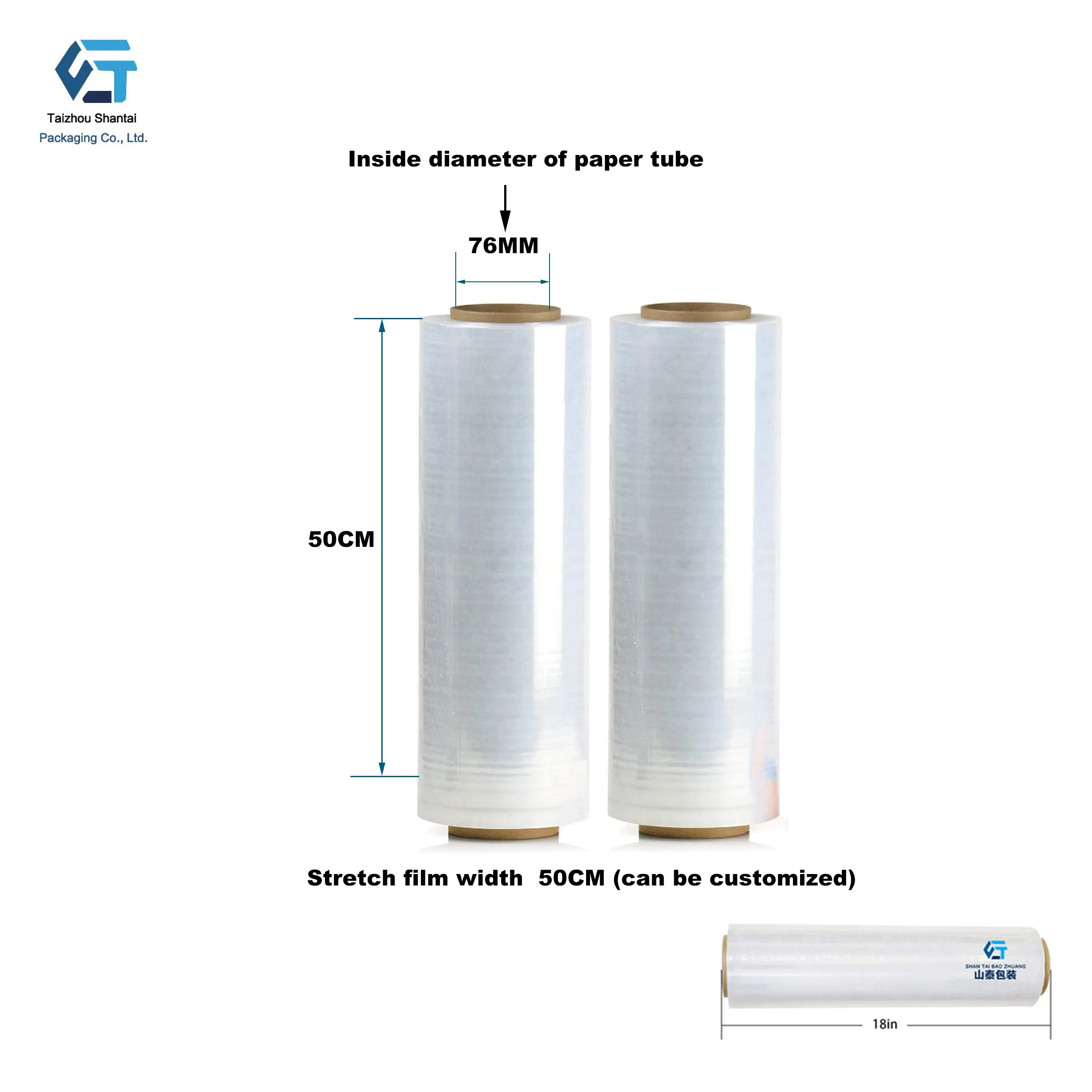 Wrap Stretch Film Stretch Film Manufacturers Factory Price Cast LLDPE Shrink Wrap