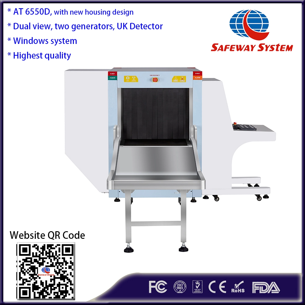 Hotel X-ray Baggage Scanner to Passerager's Bags Threat Detection At6550d-Win 7