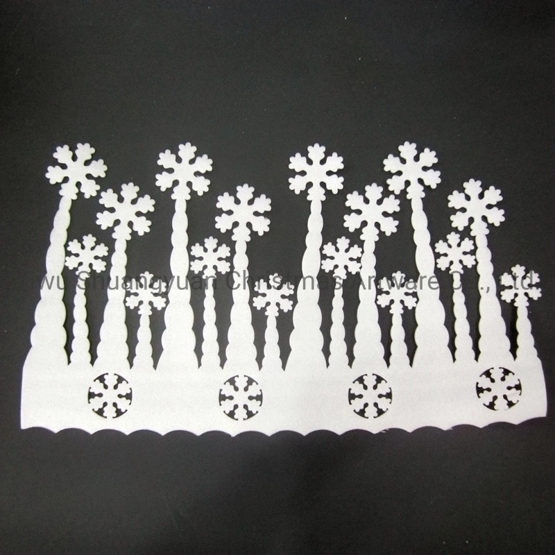 Christmas Foam House Snowflake Hanging Decor for Holiday Wedding Party Decoration Supplies Hook Ornament Craft Gifts