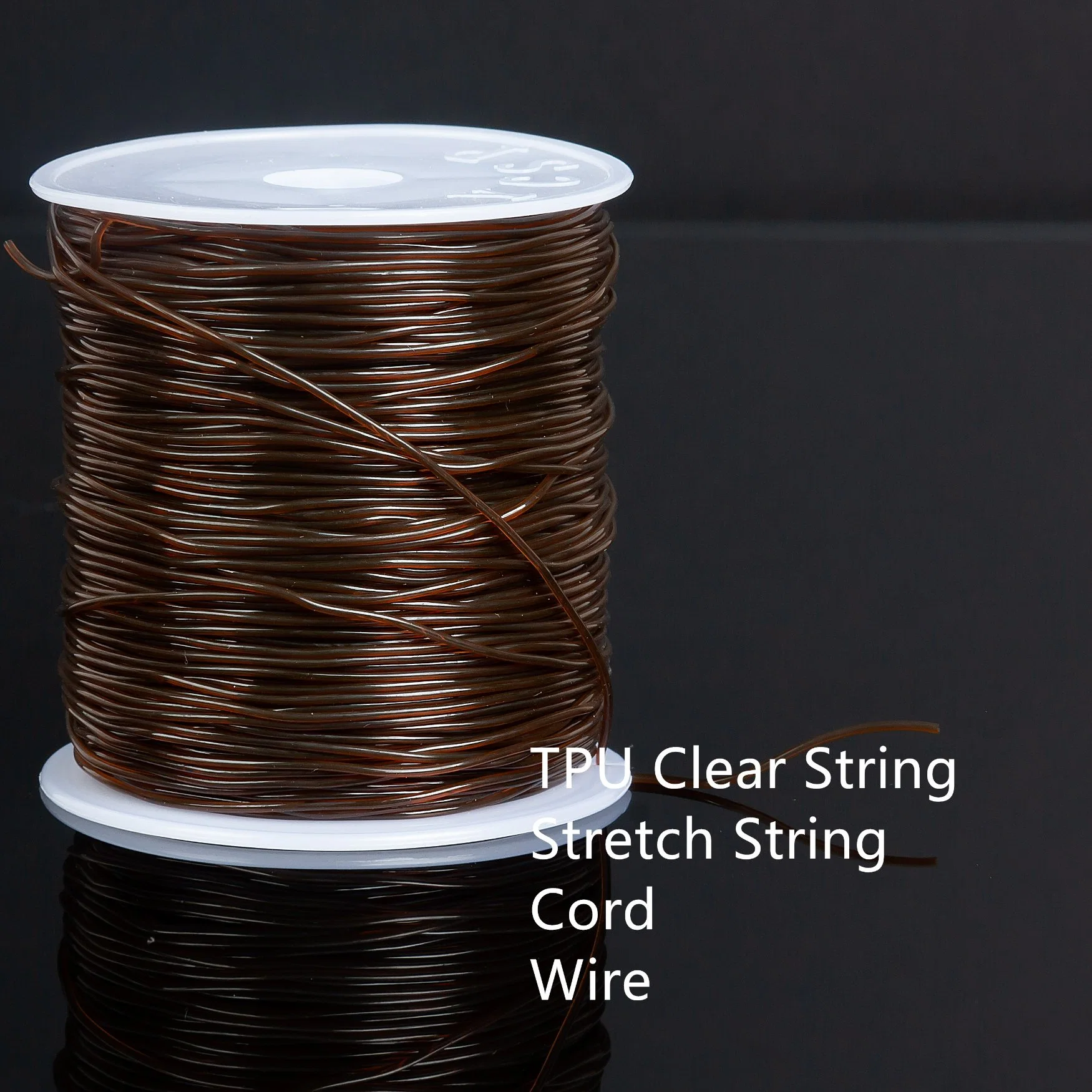 Wholesale/Supplier Transparent Crystal High Elastic TPU Thread Durable Beading Cord String for Bracelet Making