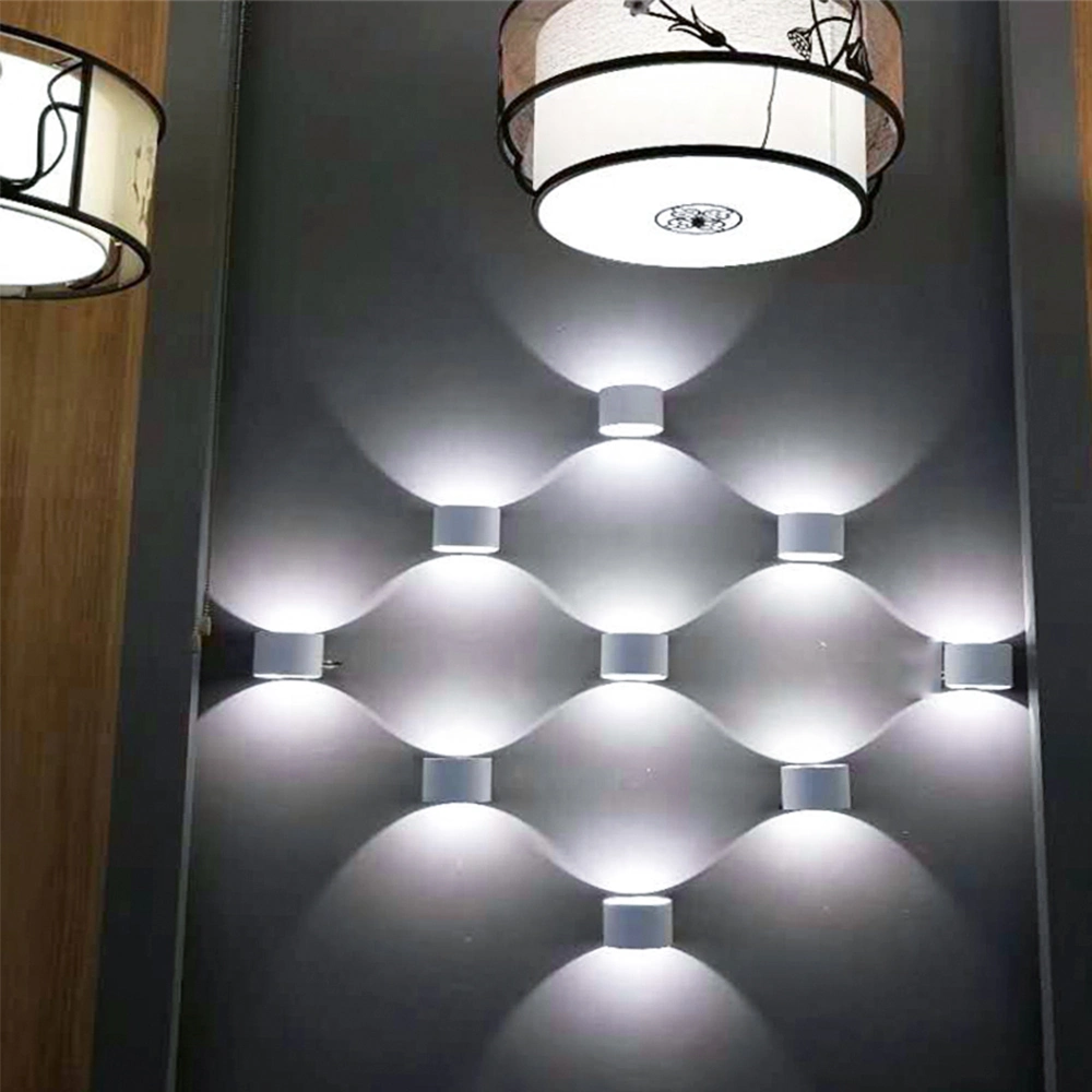 7W up and Down Adjustable LED Round Wall Light