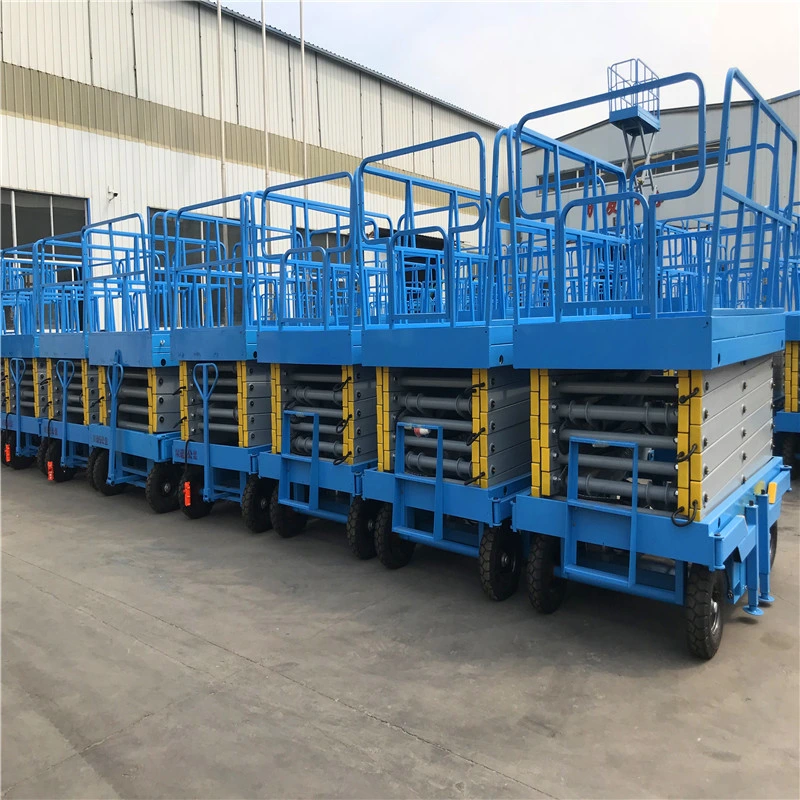 China Tavol Brand High quality/High cost performance 11m 300kg Mobile Scissor Lift Platform on Sale