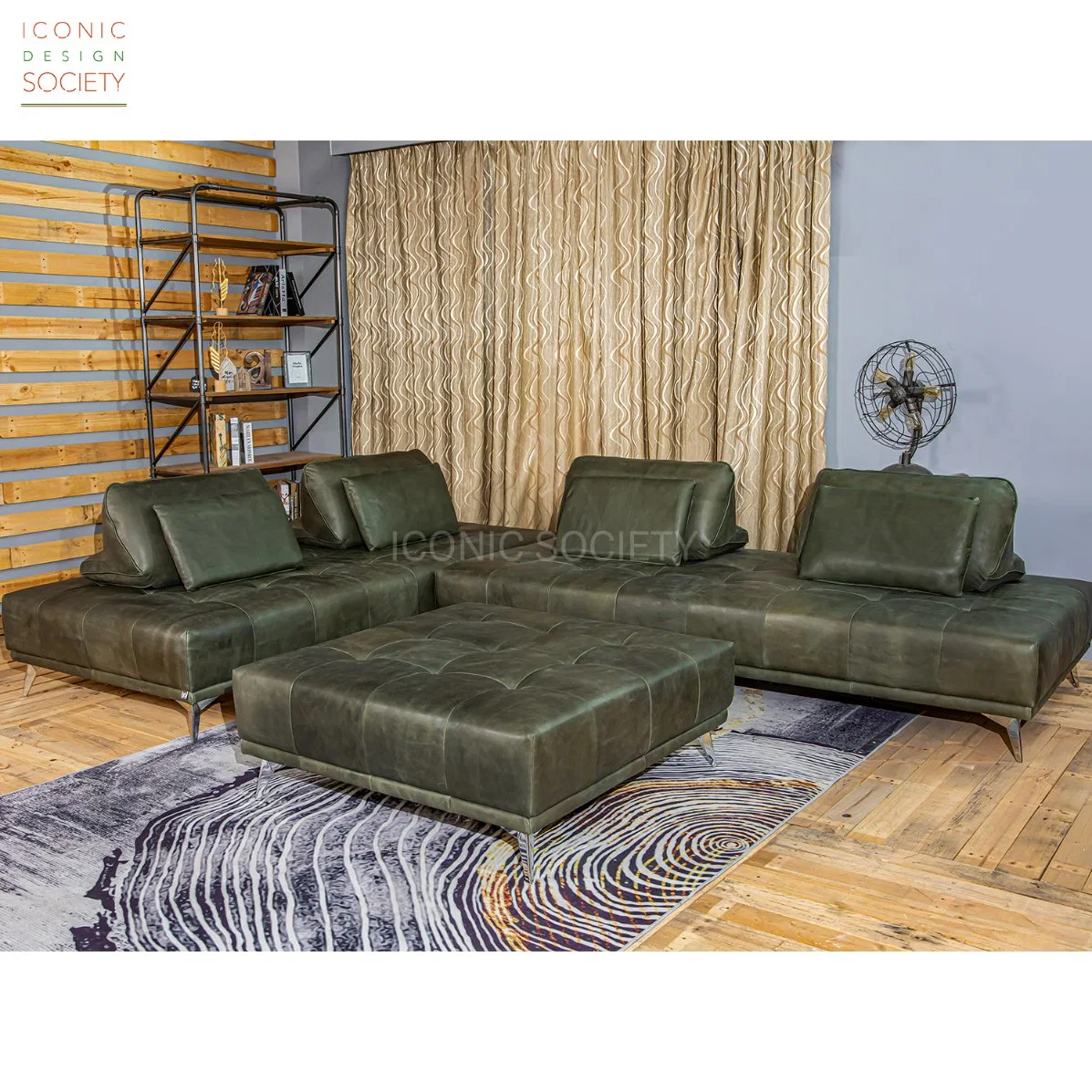 Luxus Custom Sektional Moderne Wohnzimmer Möbel Schaum Gefüllt Freizeit Knopf Getuftete Ottoman Couch Bettsets Samt Stoff Sofa-Set