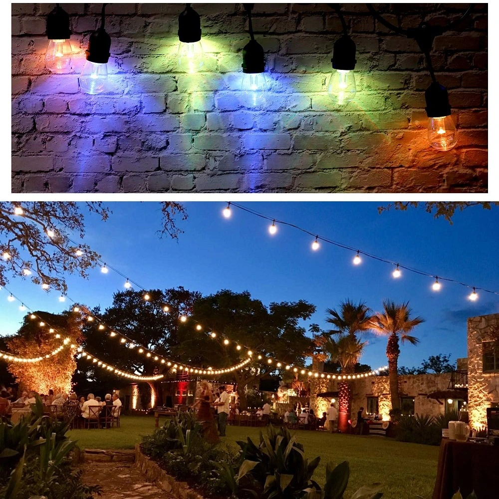 Smart Controlled Color 0.36W RGB String Lights for Festive Decoration