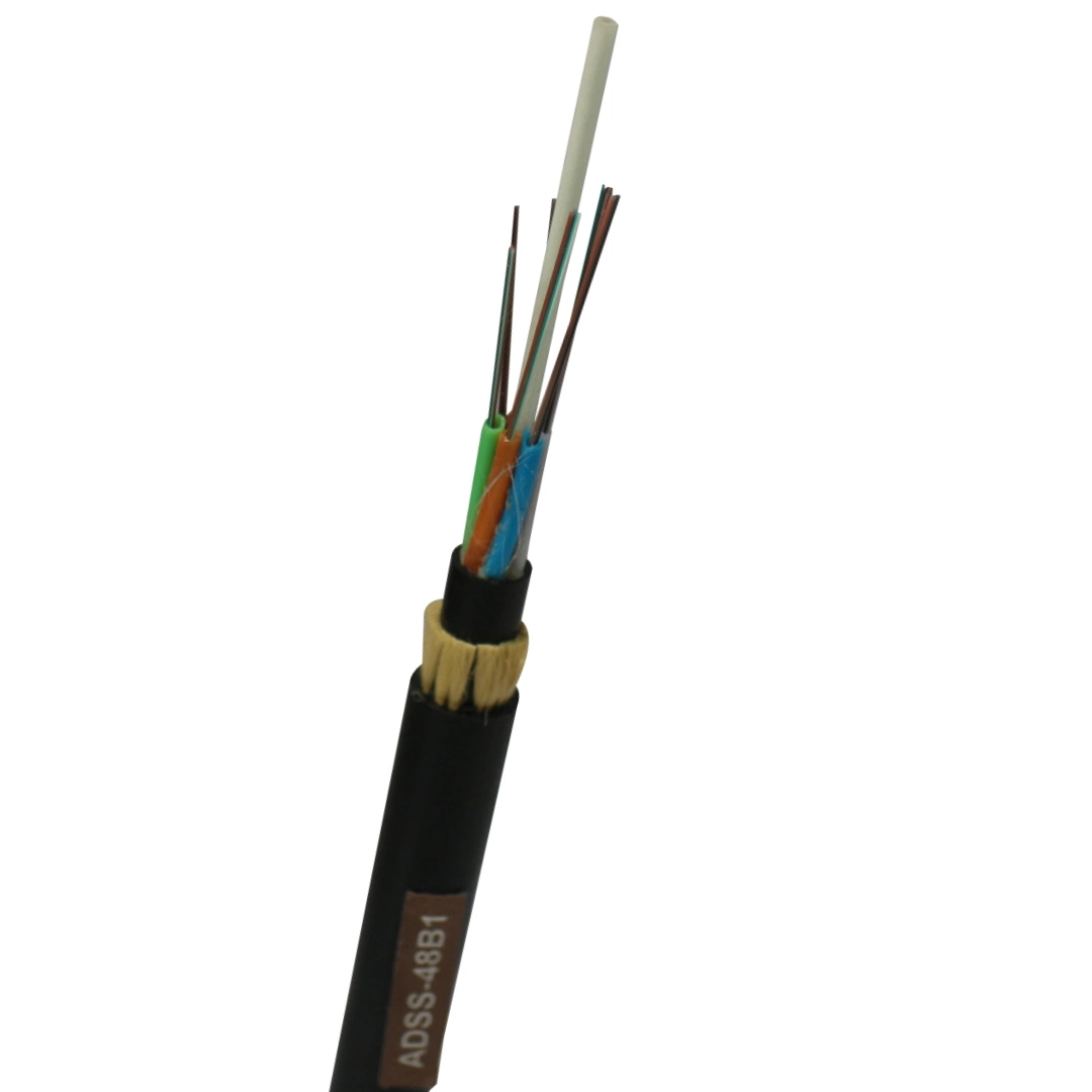 ADSS 24 Core Singlemode FRP Fibre Optical Cable 100m Span