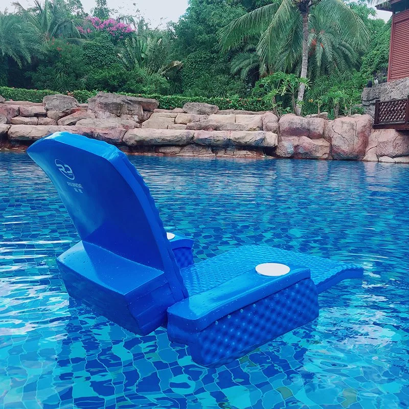 Parc aquatique Chaise longue flottante pour piscine en plein air, non gonflable, imperméable, lit de canapé d'air pour adulte.