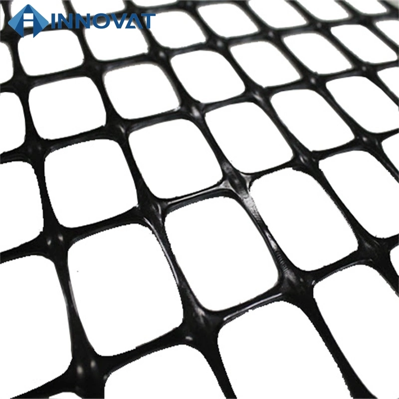 Biaxial Geogrid PP Biaxial Extruido Geogrid para refuerzo de carreteras plástico Malla Biaxial Geogrid tierra Productos plástico PP Geogrid biaxial Precio por carretera