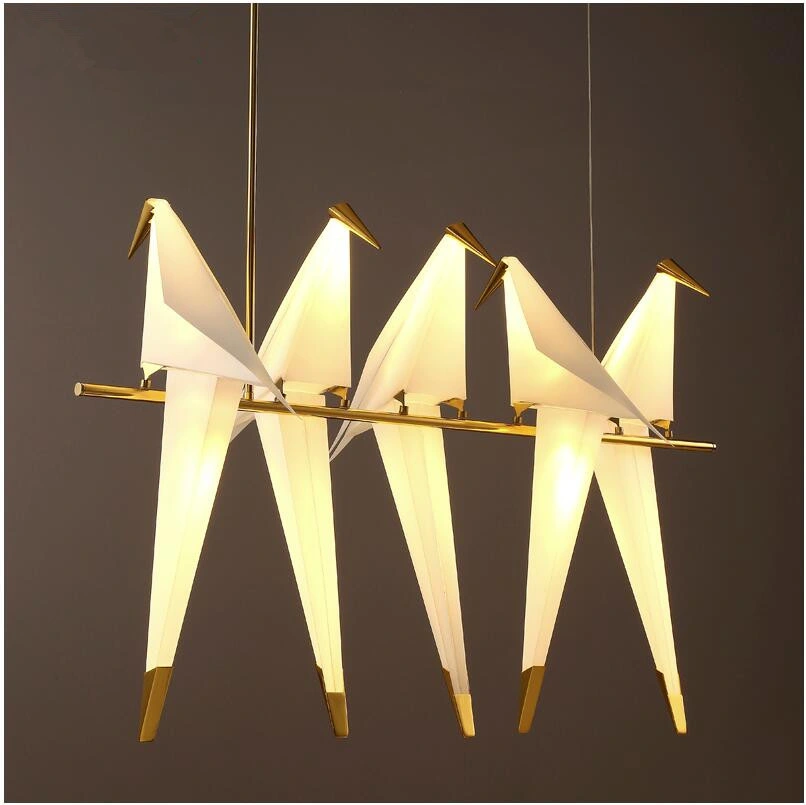 Neues Design PVC Vogel Lampe Wohnzimmer Pendelleuchte