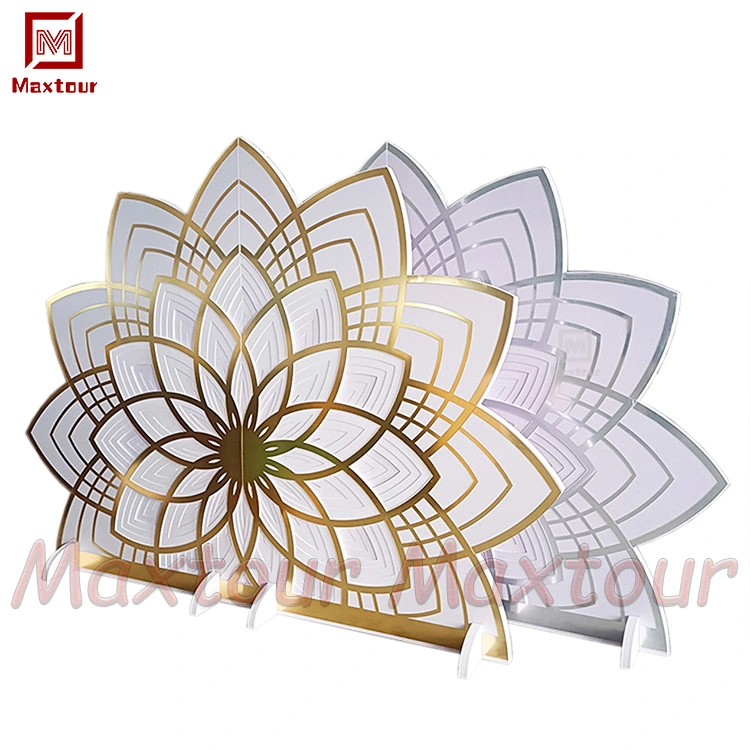 Factory Price Wedding Events Mesh Gold Decoration Stage Backdrop Stand for Events