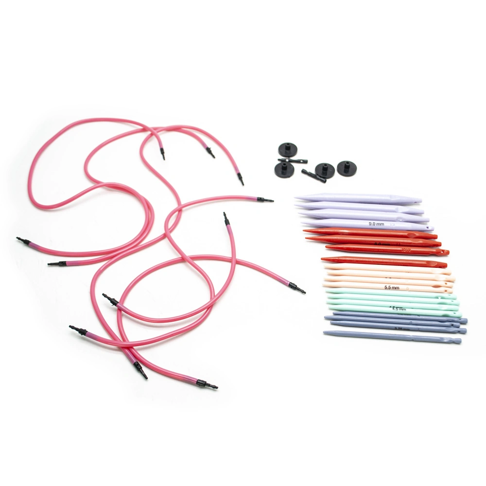 10 Pairs ABS Plastic Circular Knitting Needles Sewing Accessories