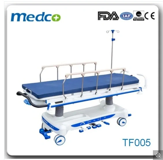 Hospital Emergency Hydraulic Transportation Transfer Stretcher Trolley for Patient