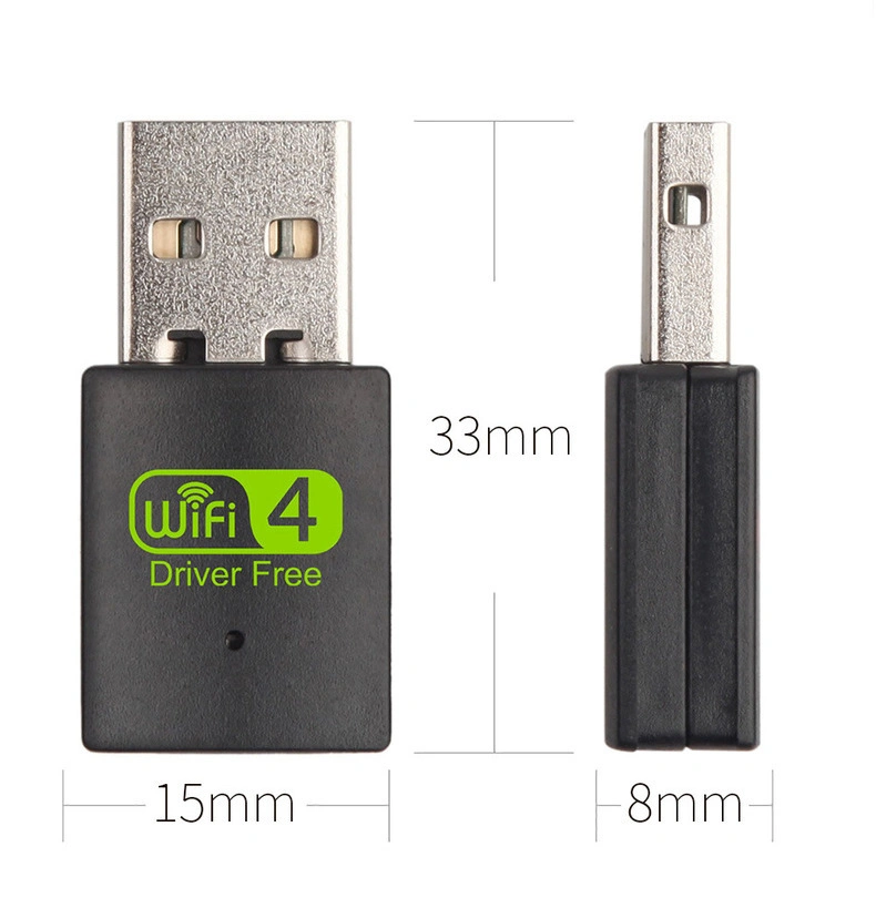 Rtl8192 USB Wireless Receiver Card Mini Drive USB Wireless Card 300m