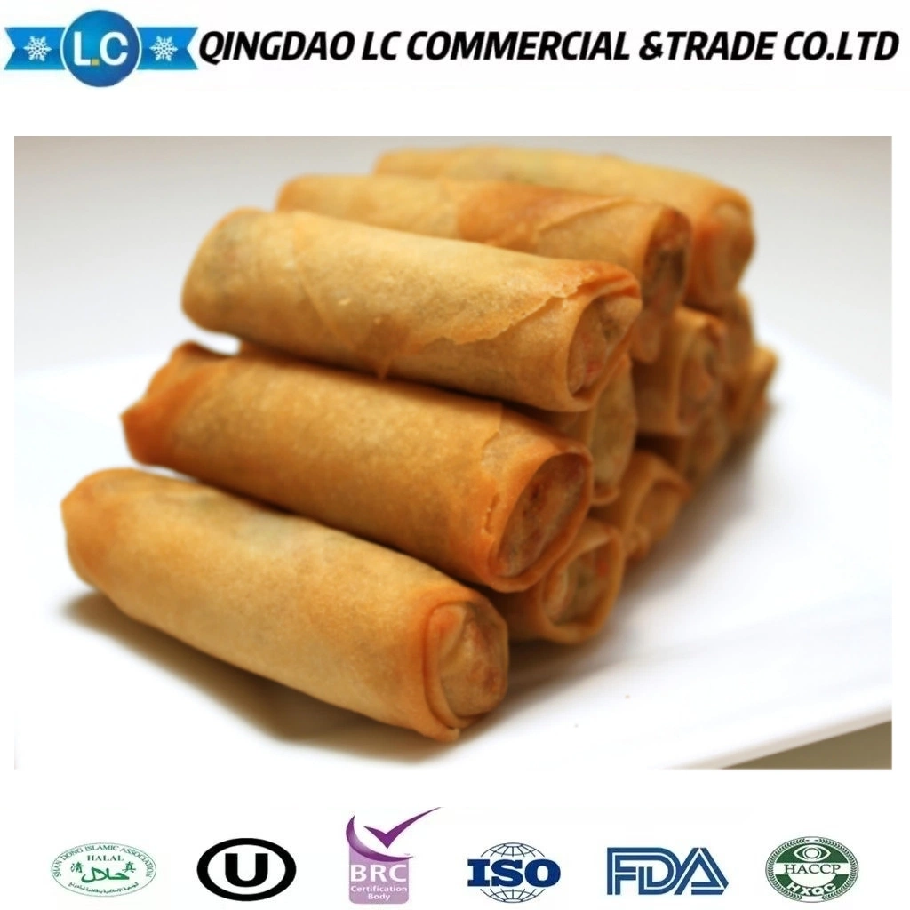 Chinese Food Frozen Spring Roll Stuffed with Vegetable; Popular Instant Snack