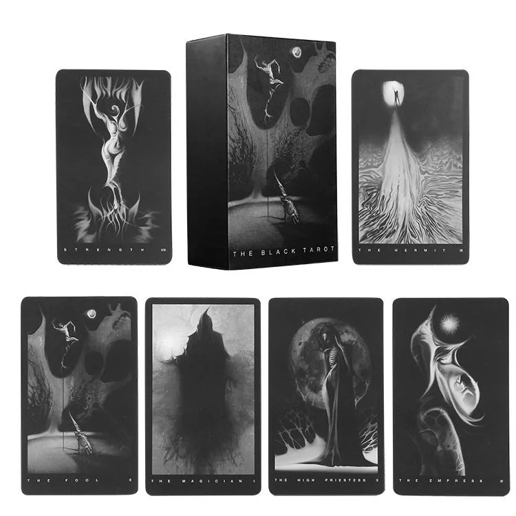 Comercio al por mayor 78pcs/Set jugando Tarot barato Tarot personalizado de impresión