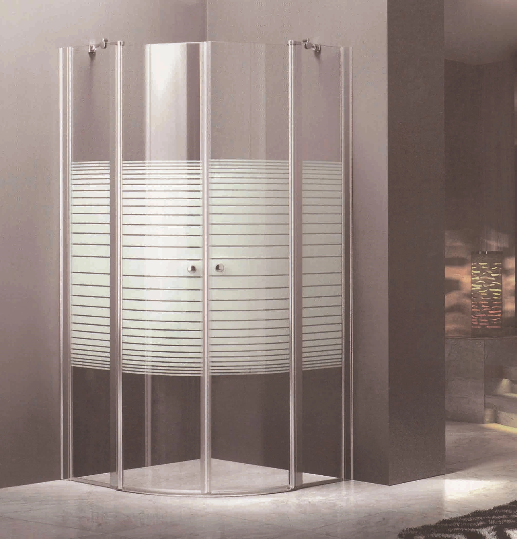 Simple Square Folding Shower Room