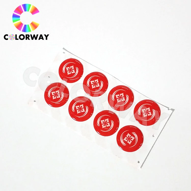 Professional Free Design Cheap Price Adhesive Custom Epoxy Sticker