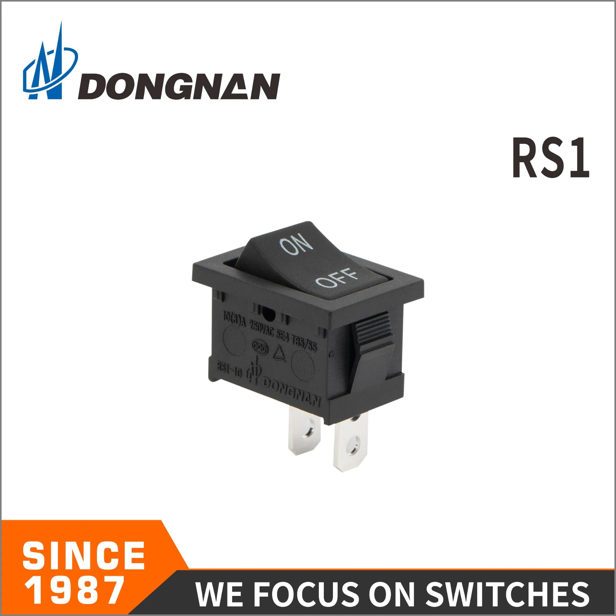 Produto de limpeza para esfregona automático botão de alimentação preto botão de transporte à prova de água Switch RS1 (Interruptor RS1)