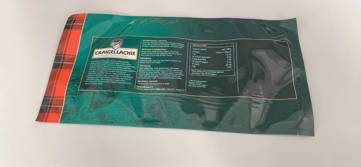 Plastic Frozen Food Packaging Bag for Sea Food