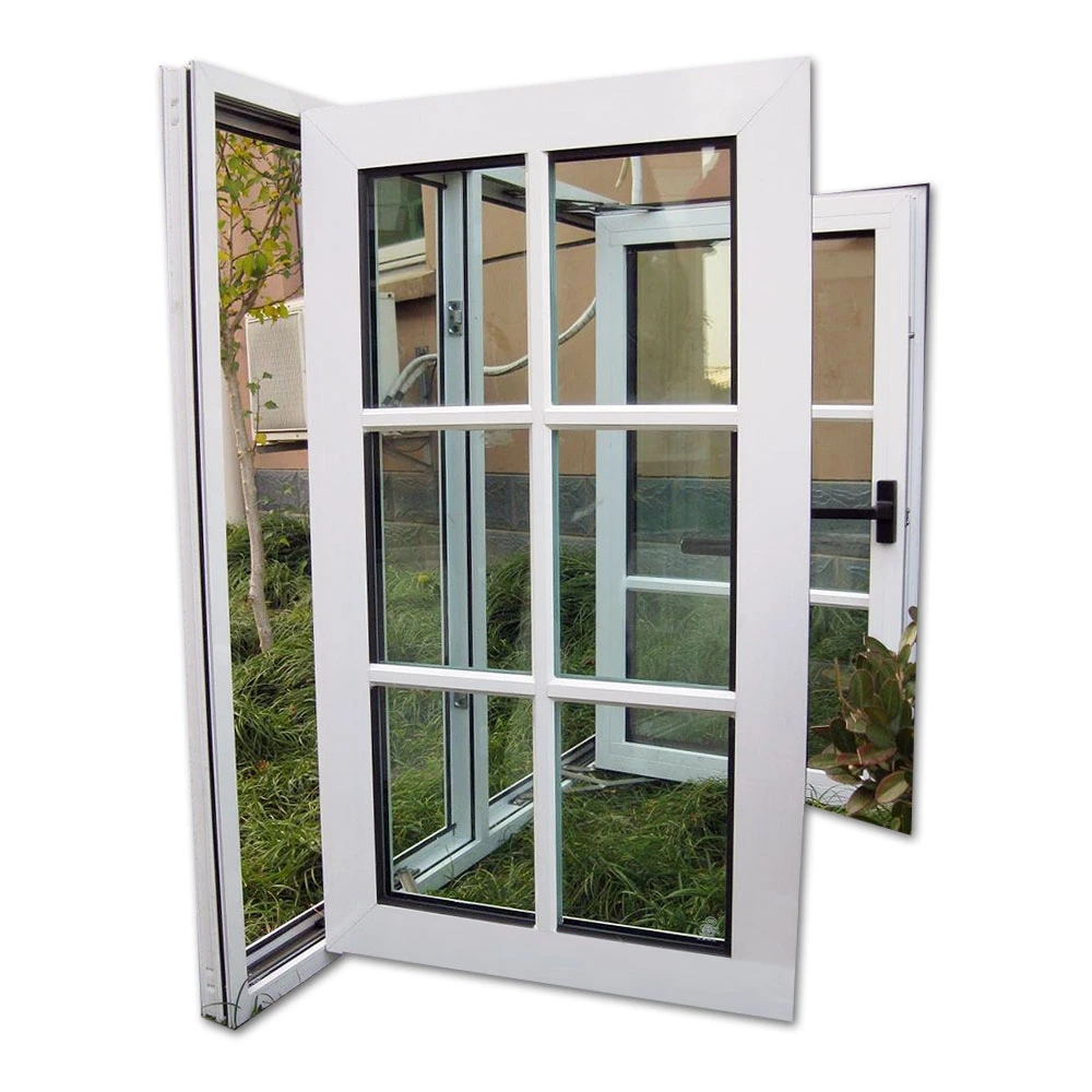 Low Price PVC Vinyl Casement Sliding Doors and Windows with Anti Mosquito Net