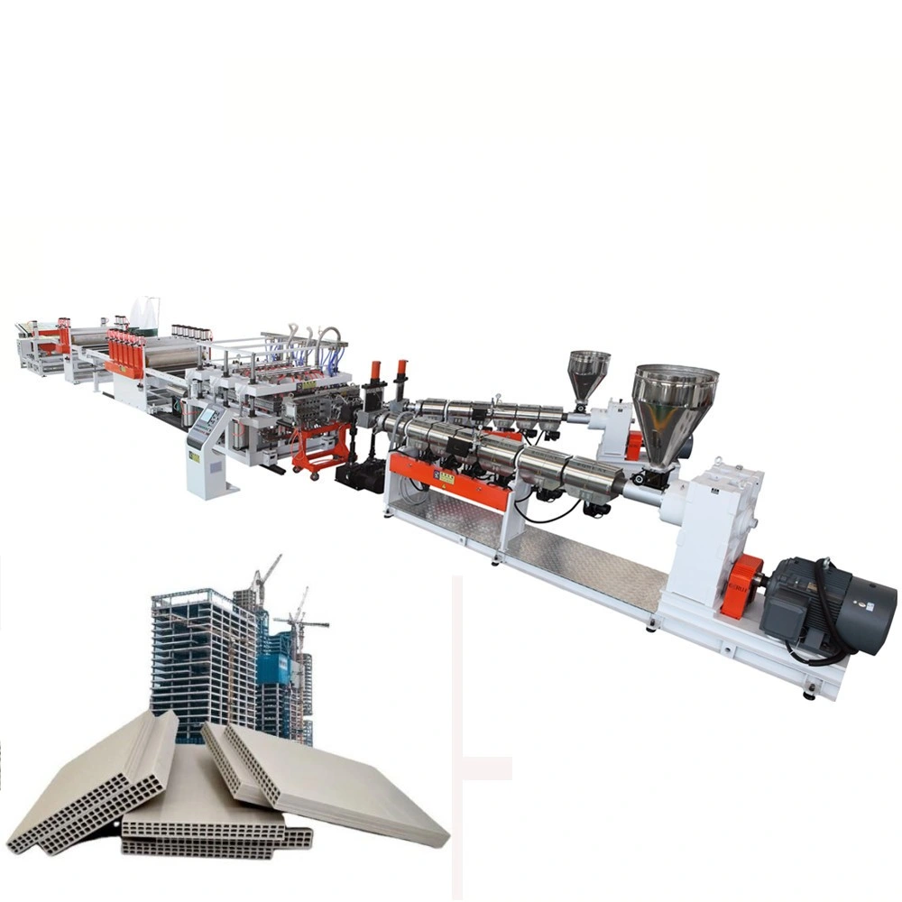 16-18mm PP Hollow Sheet Board Making Machine Plastic PP Plastic Sheet Production Line Extrusion Machine