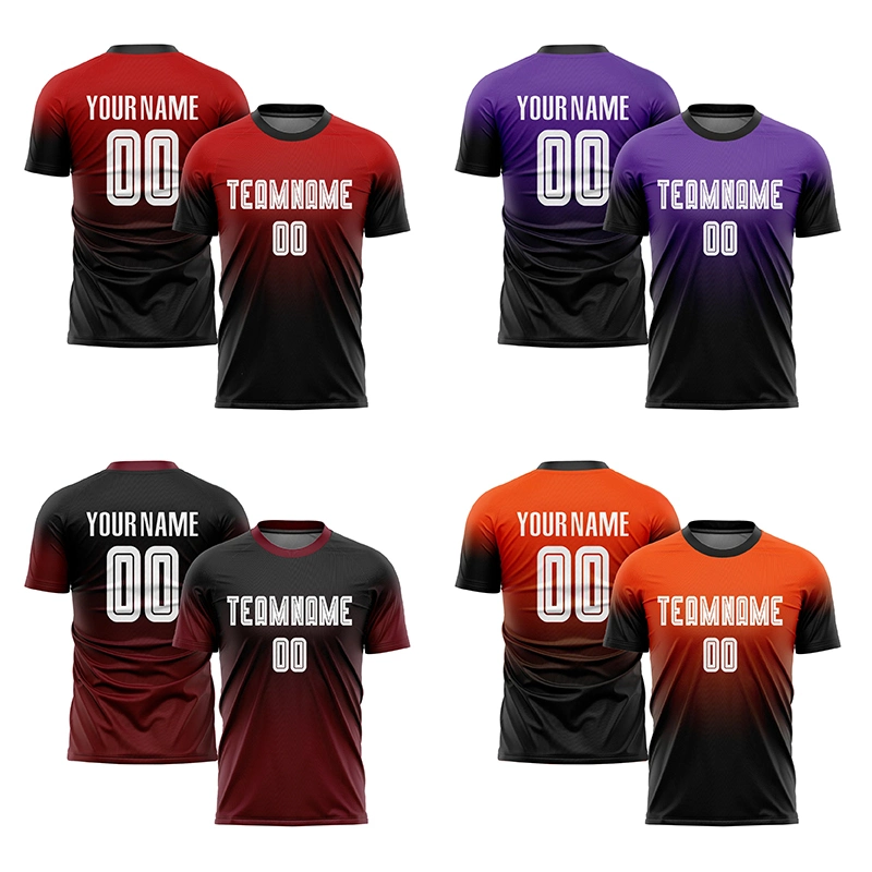 Camiseta de fútbol OEM de alta calidad Sublimation ropa deportiva Jersey