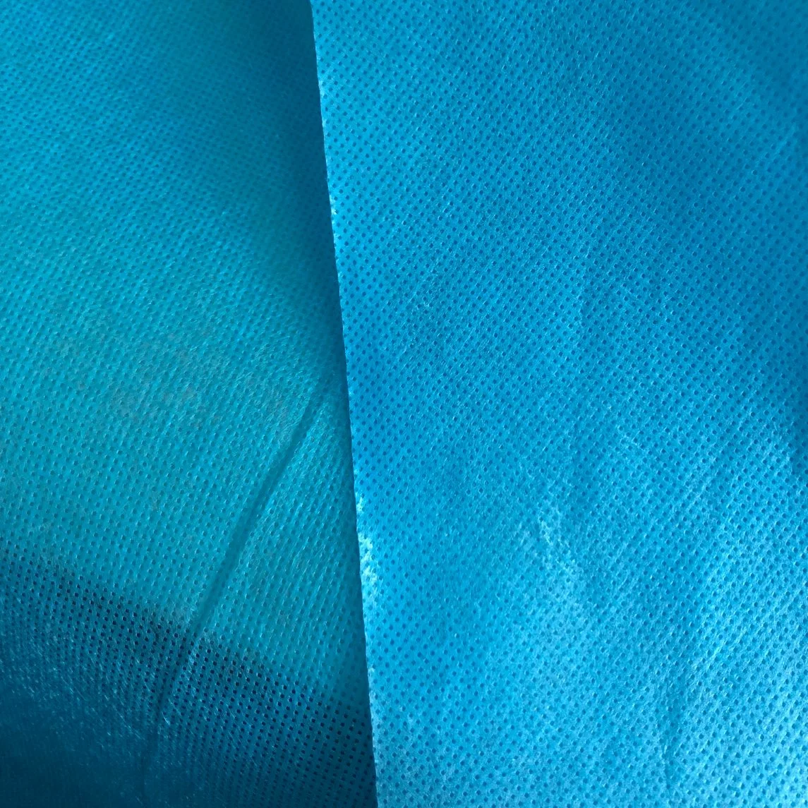 Tissu non tissé en PP avec revêtement en PE pour tissu de combinaison de protection pour combinaison chirurgicale et blouse chirurgicale