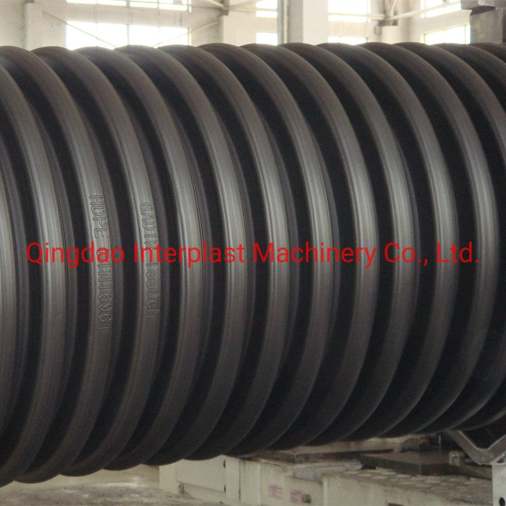 Plastic PVC/HDPE Double Wall Sewage Tube/Pipe Extruder/Corrugated Pipe Production Line