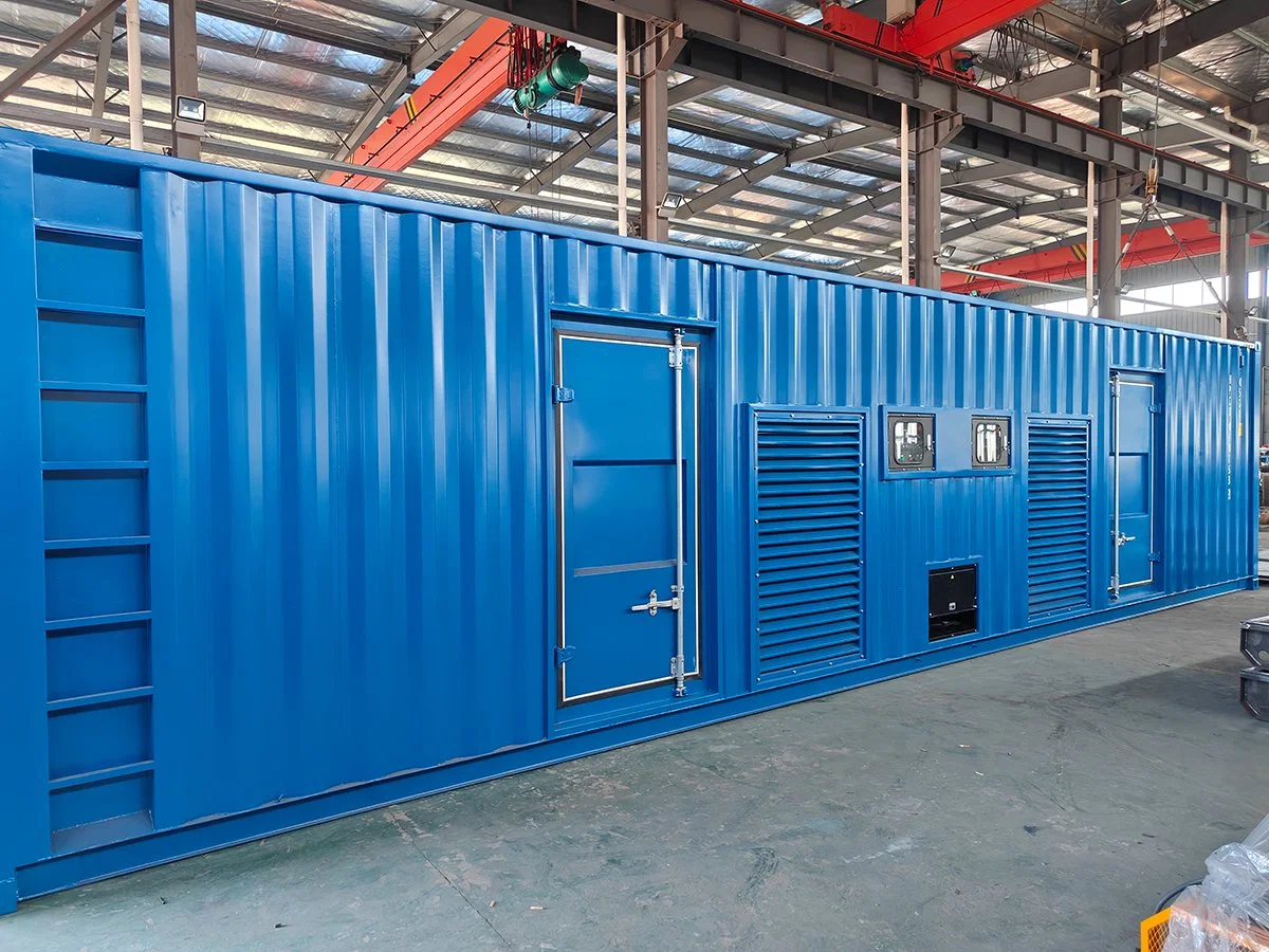 1MW 1000kw Biogas Generator 1000kw Container Type Natural Gas Generator Gas Power Plant