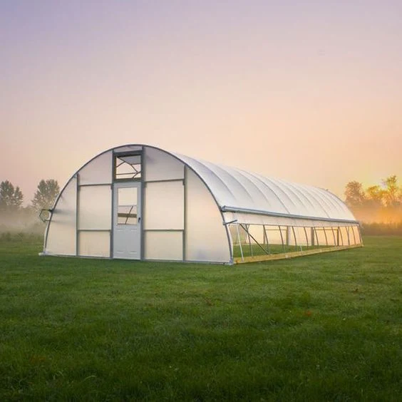 Low Price Customized Hot-Rolled Xinhe Garden Shed Multi Span Steel Structure Tunnel Greenhouse