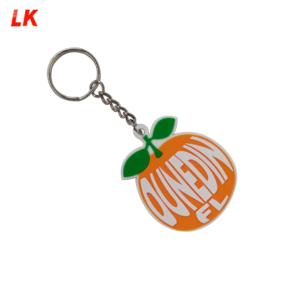 Promotion Custom Rubber Cute Shape Silicon Key Ring Soft PVC Keychain