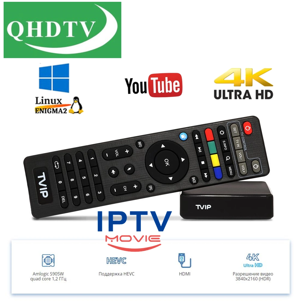 Francia Tvip 530 Linux IPTV Decodificador Suecia España Tvip Smart TV530