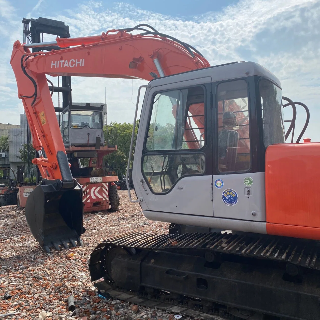 Gebrauchte Japanische Hitachi Ex200 Guter Zustand Raupenbagger