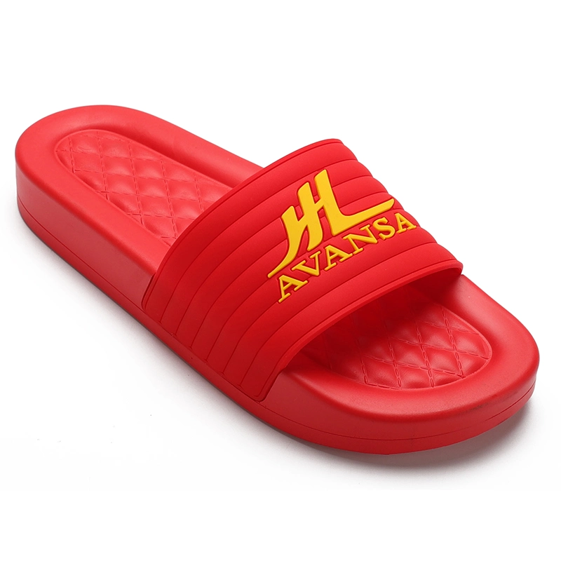 Henghao Slides Sandals Beach Indoor Custom Logo Slippers Printed up PVC Anti-Slip Unisex Slides Shoes Custom Slides Slippers
