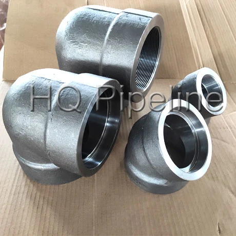 ASME B 16.11 Forged Steel Sw/Thread Elbow Pipe Fittings with Socket Weld & Threaded Connection