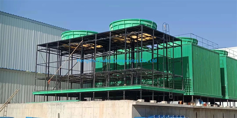 Industrial Fiberglass FRP GRP Counter Flow Cooling Tower Price