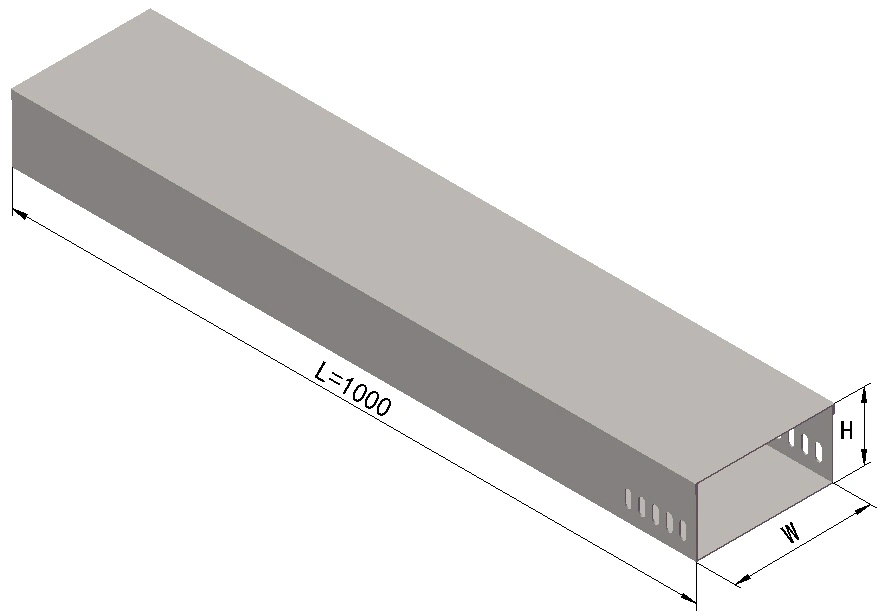 Ventilé centre de données optique lumière perforé Appui à la gestion de câblage