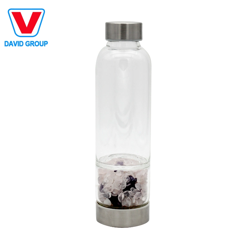2021 Promotional Custom Crystal Glass Drinking Bottle