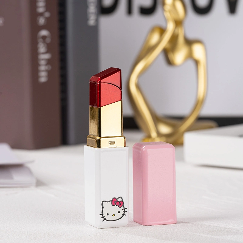 New Pink Lipstick Shaped Cute Lighter Ladies Portable Gas Wholesale/Supplier Lighter