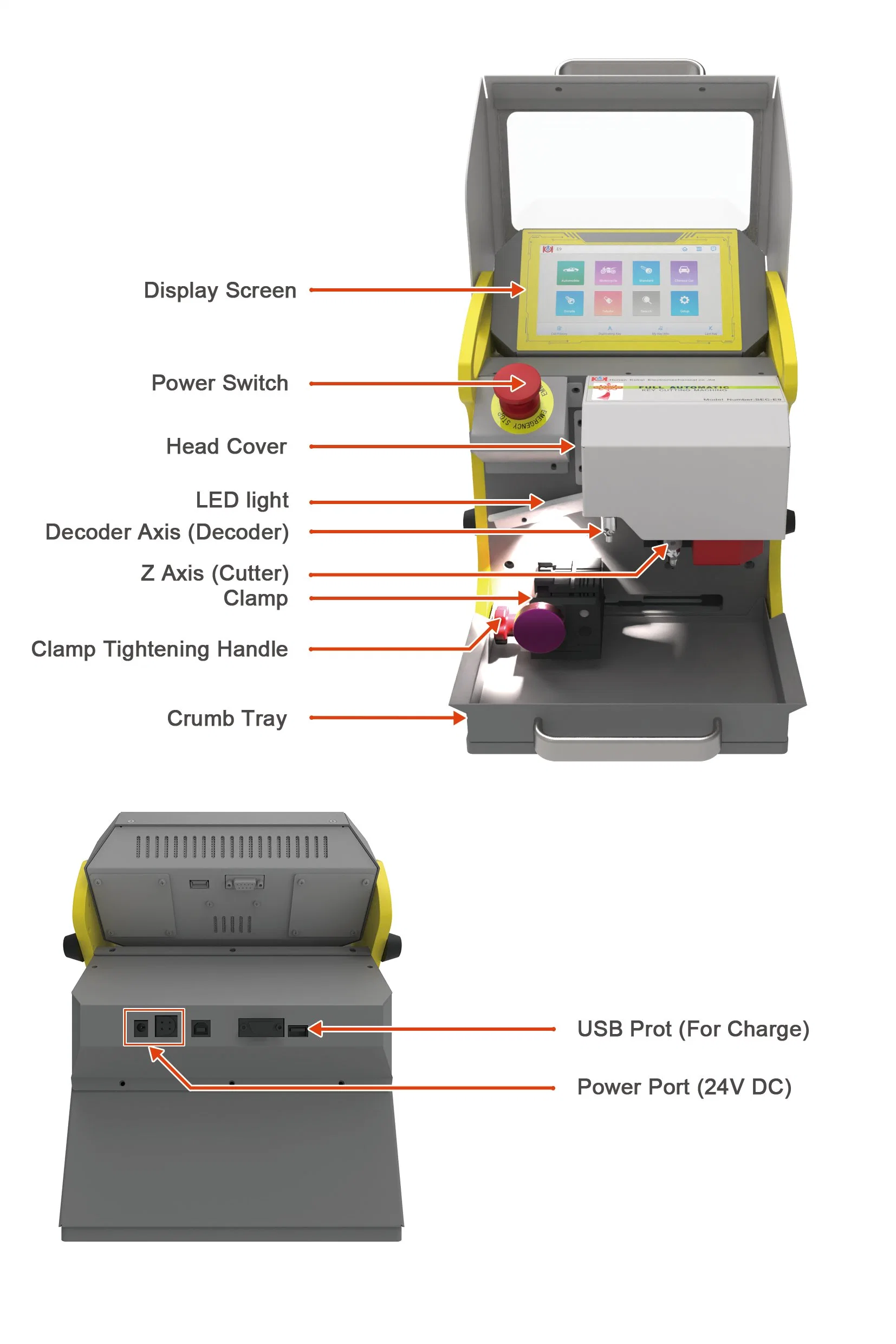 Cheap and High quality/High cost performance  Sec-E9 Fully Automatic Key Copy Machine