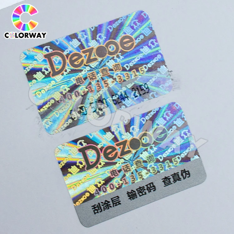 Custom High Quality Cheap Security Adhesive Hologram Sticker