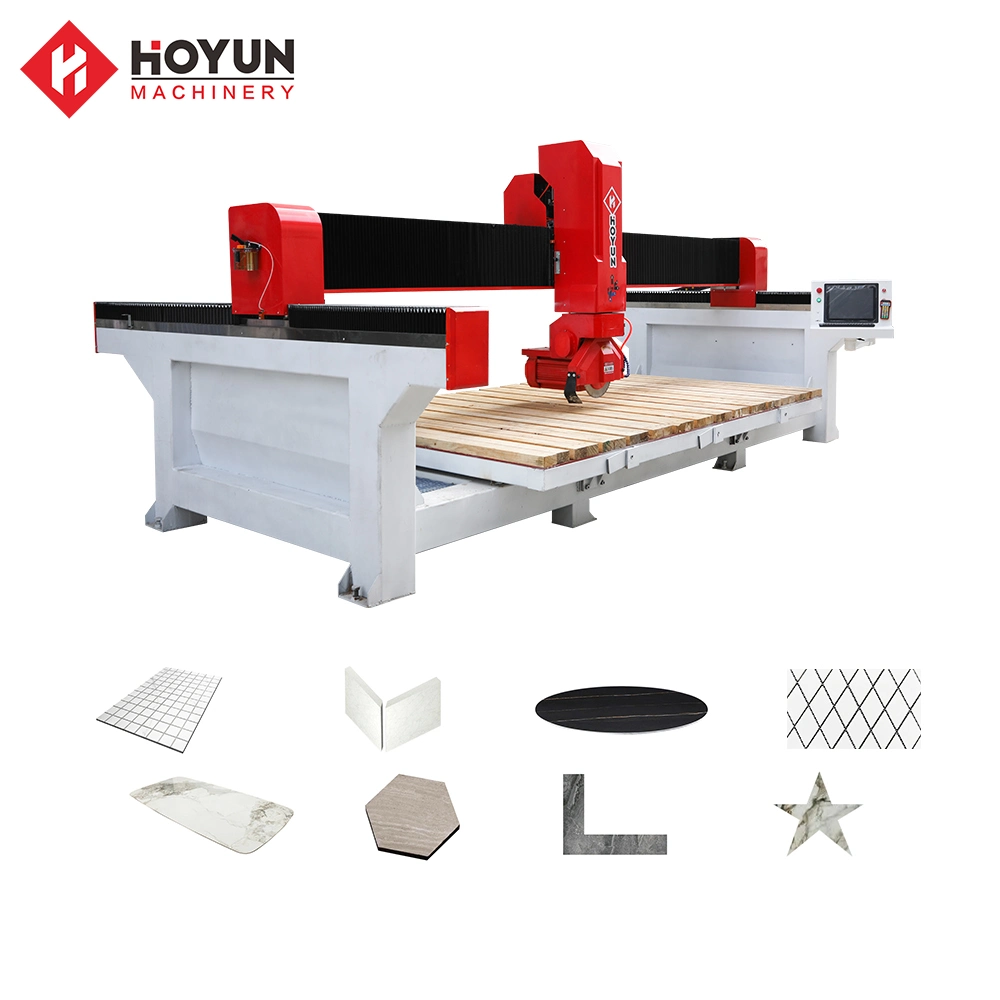 Hoyun Bridg 5 AXI Saw4axis 5axis CNC Stone Kitchen Router Máquina