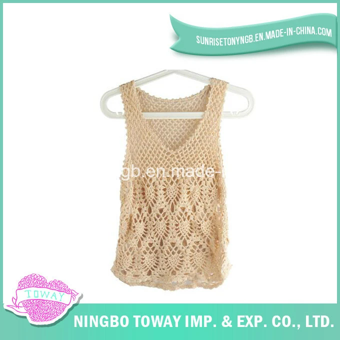 Hand Plastic High Fashion Crochet Knitting Loom Vest-07