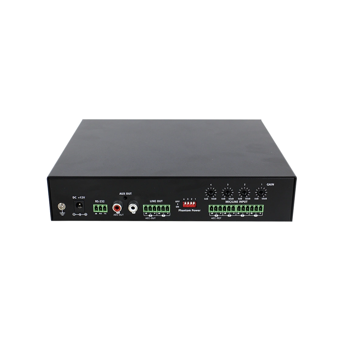 Professional 4-Input 2-Output Automatic DSP Audio Management Digital Processor