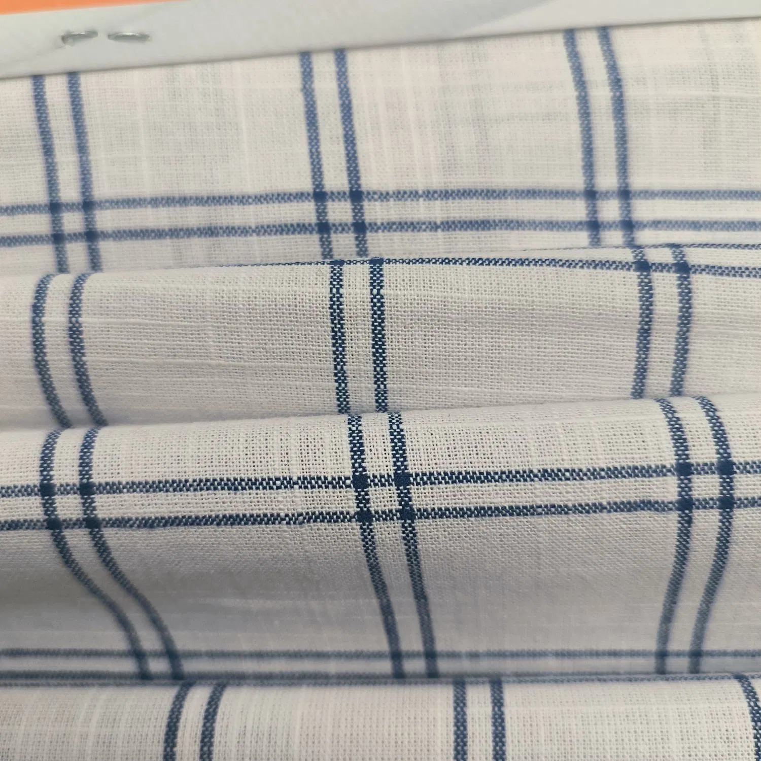 Customized 145GSM 100% Cotton Yarn Plaid Fabric for Dresses