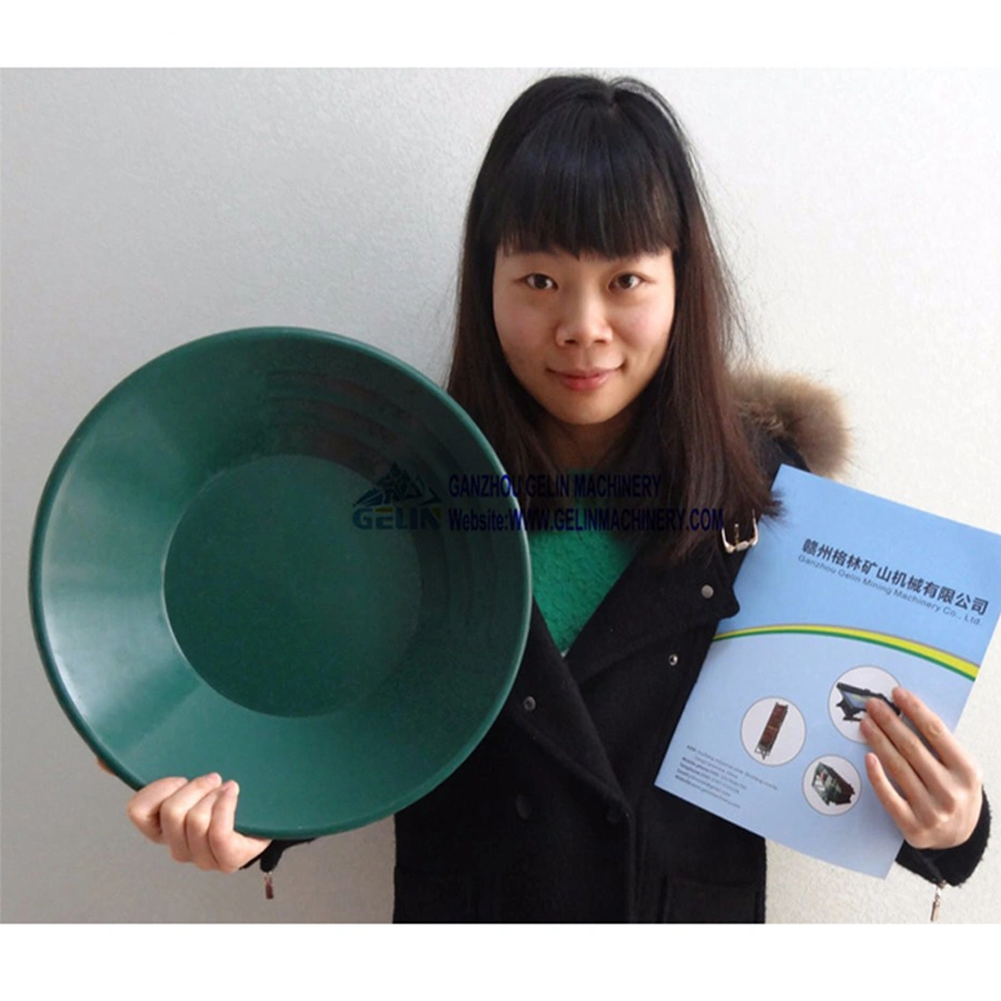 Plastic River Gold Search Pan for Alluvial Placer Mining