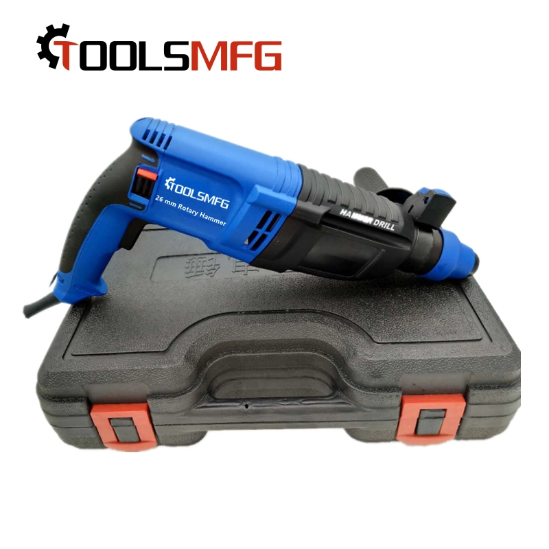 Toolsmfg 26mm 800W de potência SDS rotativa eléctrica furadeira de impacto