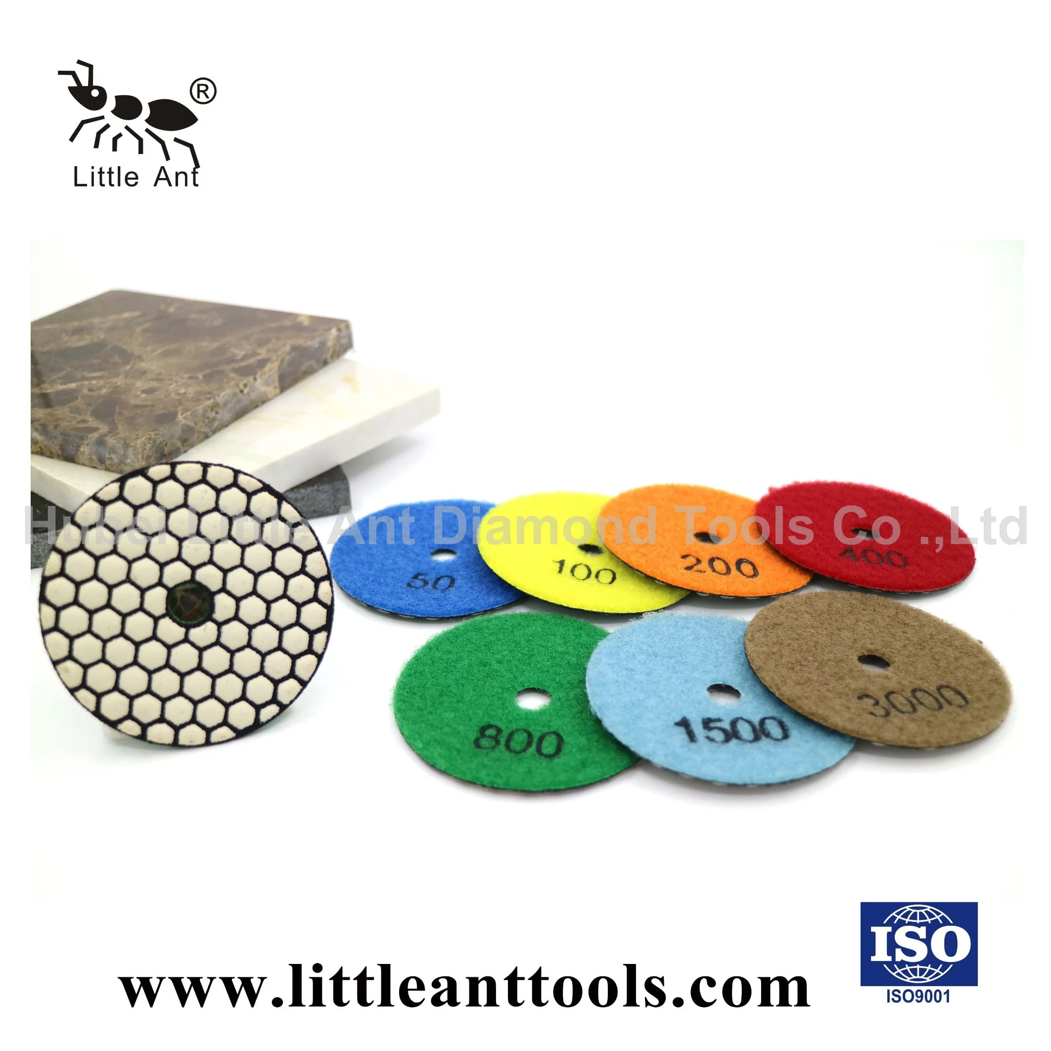 4inch 100mm Dry Flexible Polishing Pad for Natural Stone