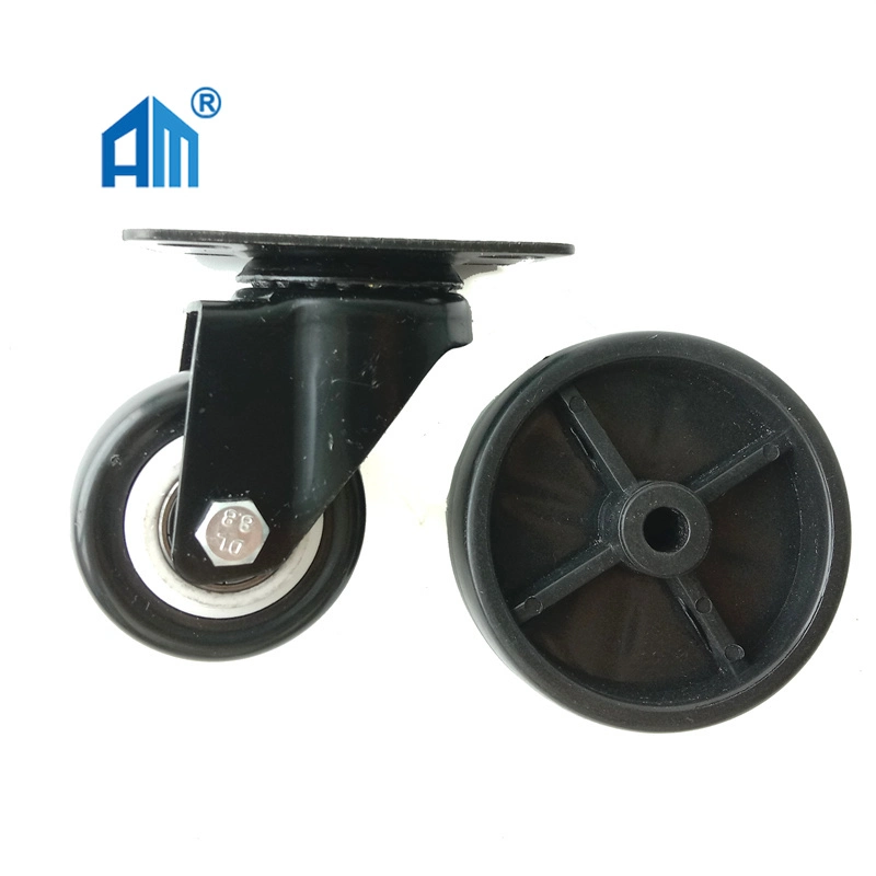 3 Inch 4 Inch Nylon Caster with Brake Heavy Duty Caster Wheels for Industrial Application