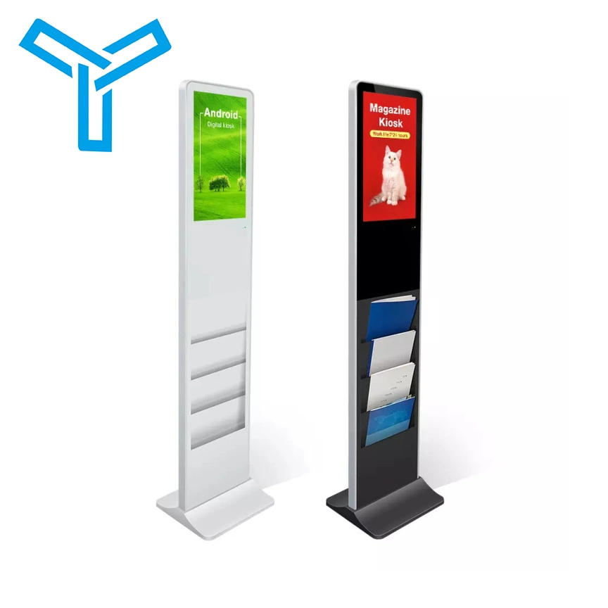 Support de magasin de 21.5 pouces sur pied intérieur pour signalisation numérique Android Écran LCD