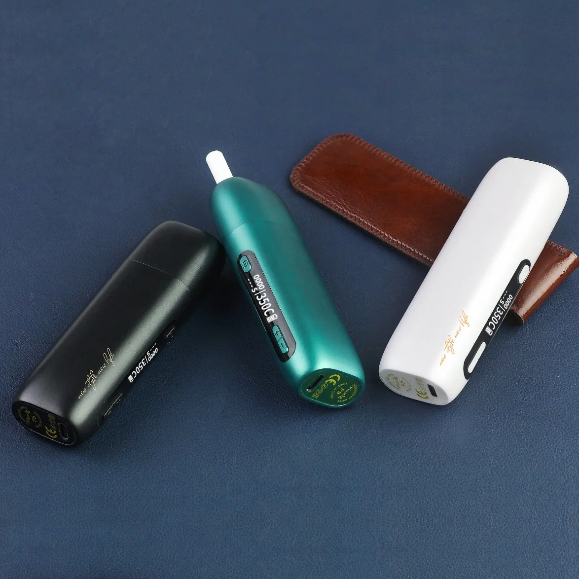 China Wholesale Japan Hot Selling Heating Not Burning Electrical Cigarette Device Temperature Adjustable 3500mAh Compatible with Iqos Pluscig P9 E-Cigarette